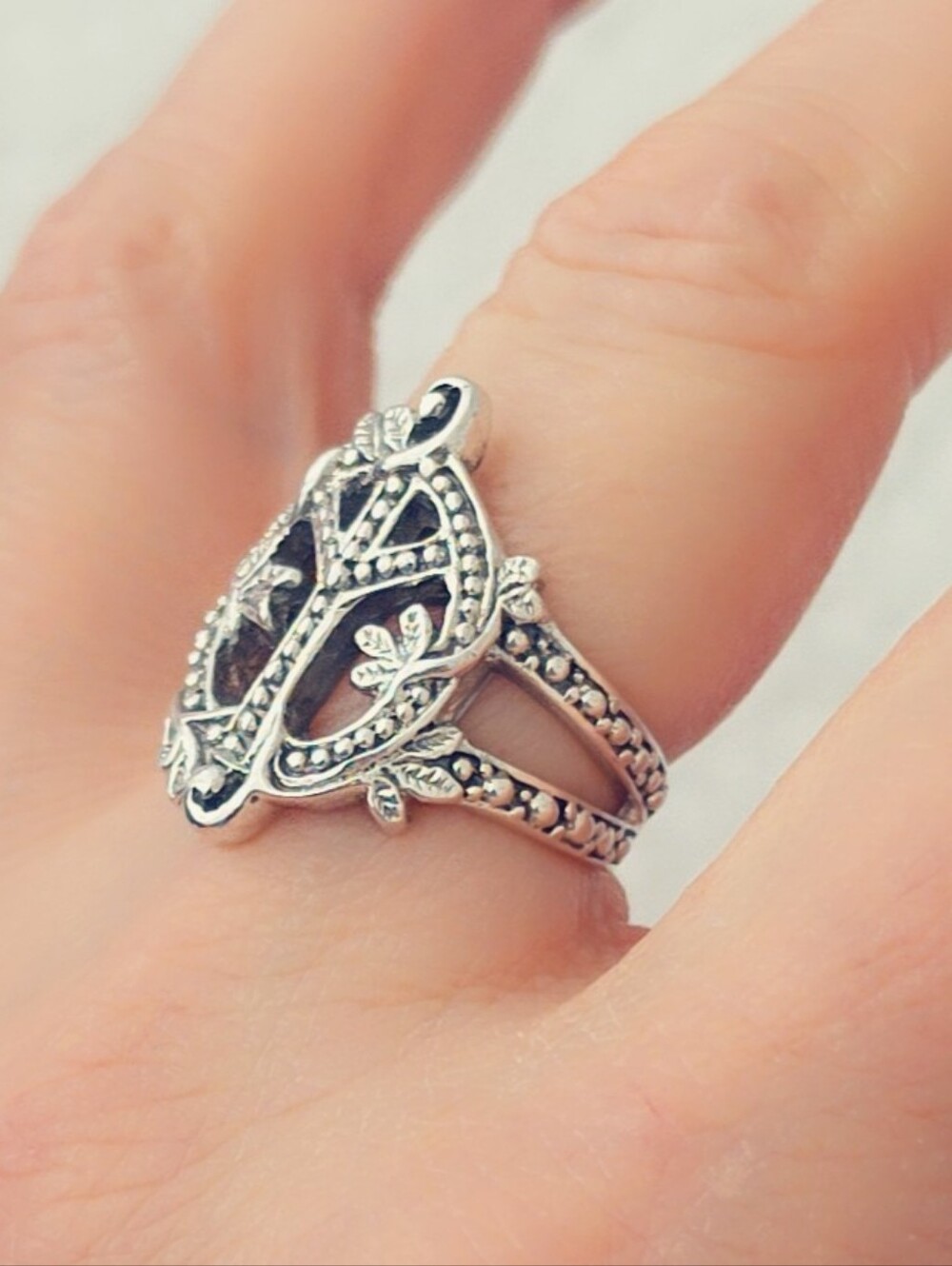 Sarda Filagree 925 Sterling Silver Ring